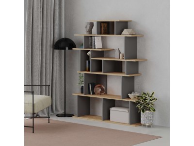 Етажерка APOLLON (дъб/антрацит)